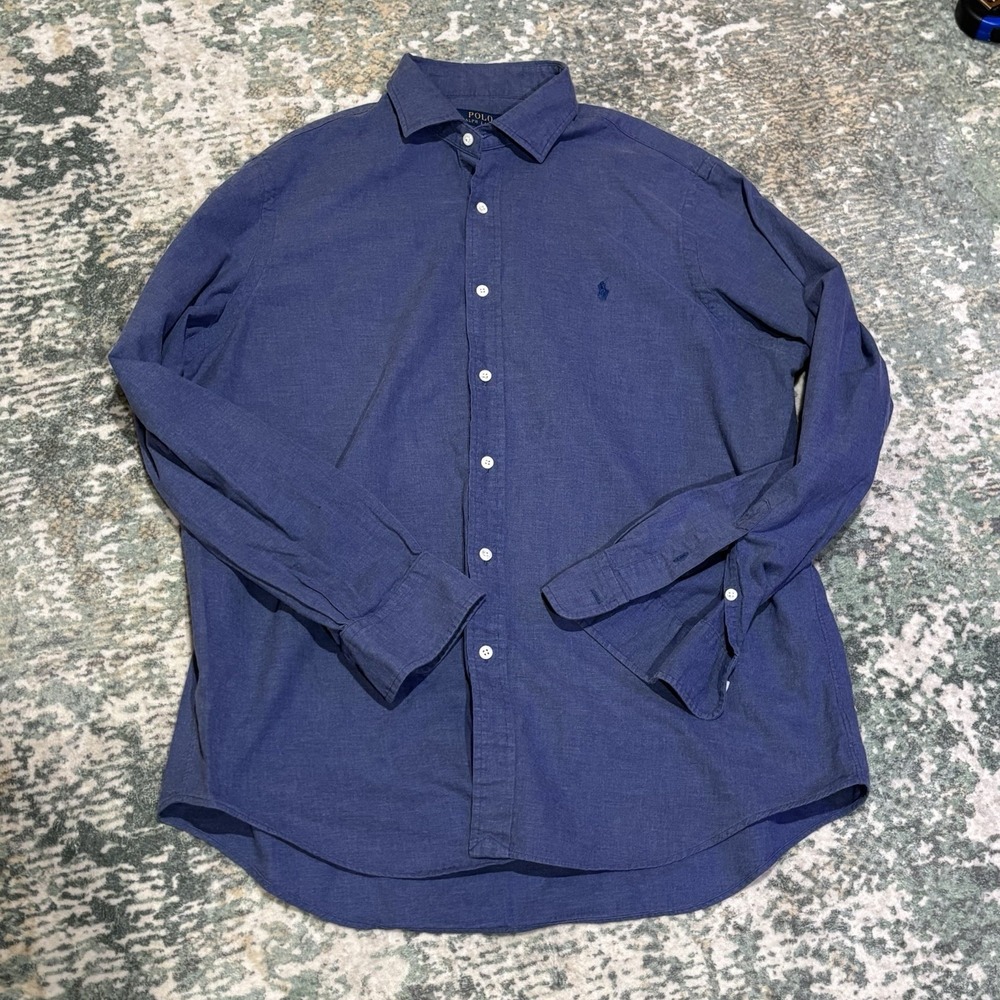 Polo Ralph‎ Lauren XL Lightened Blue Embroidered Pony
